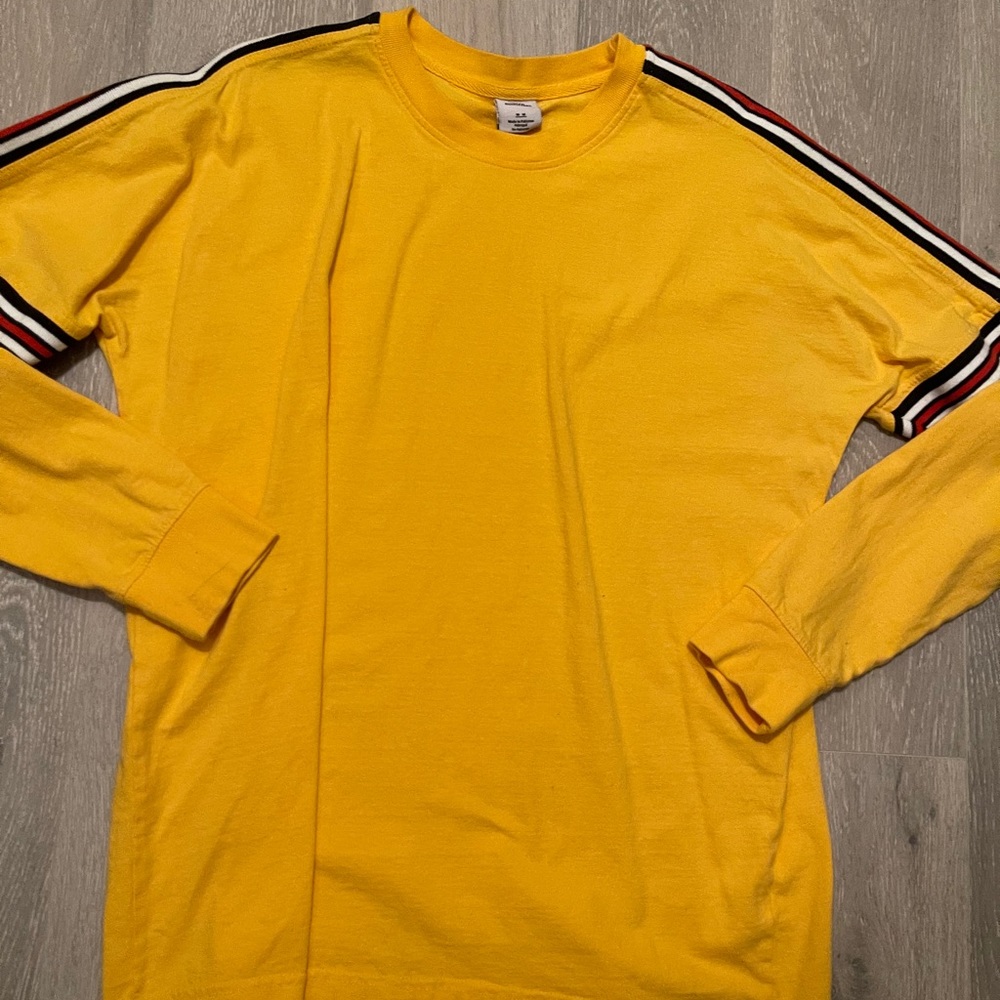 Yellow cozy long sleeve tee